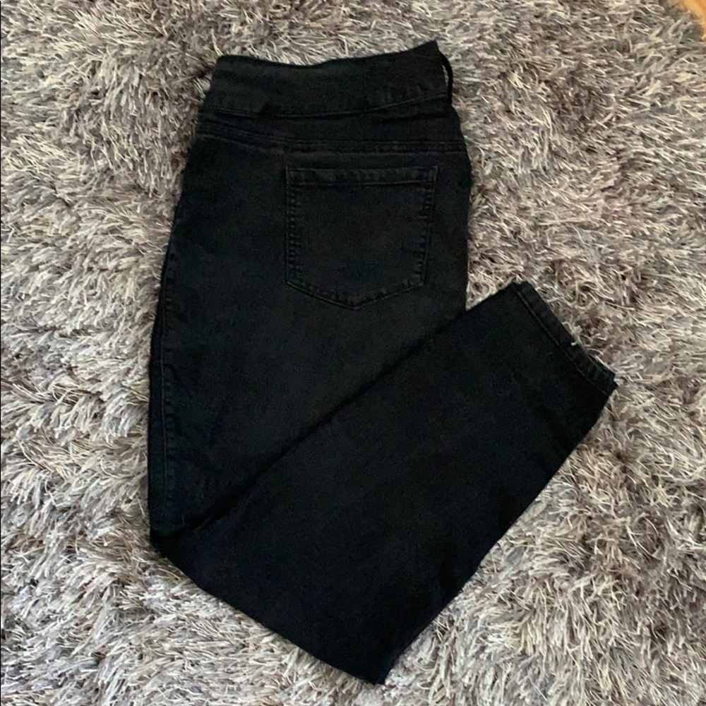 Black, Stretchy Skinny Jeans